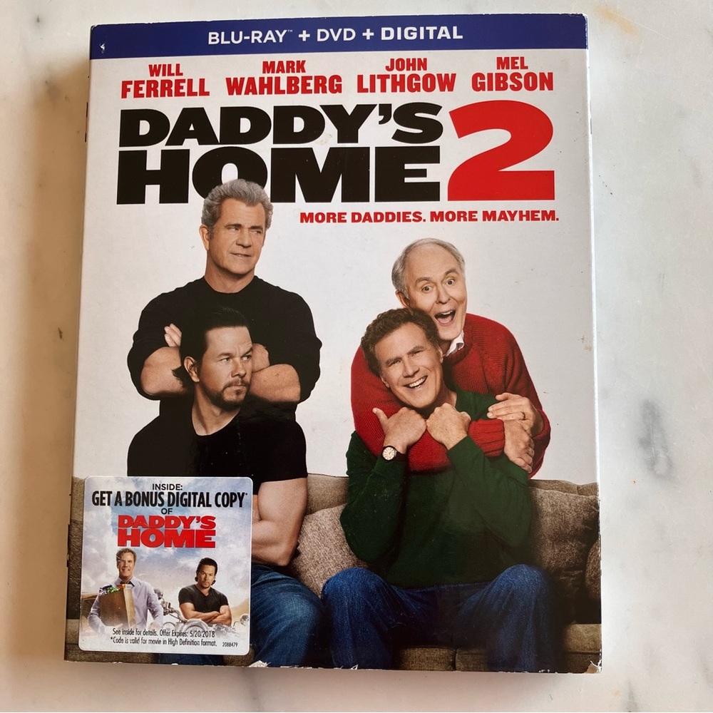 Daddy's Home 2 Blu-ray DVD Digital